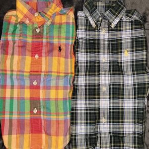 Toddler Boy Polo Ralph Lauren LS Oxford Set - 2T